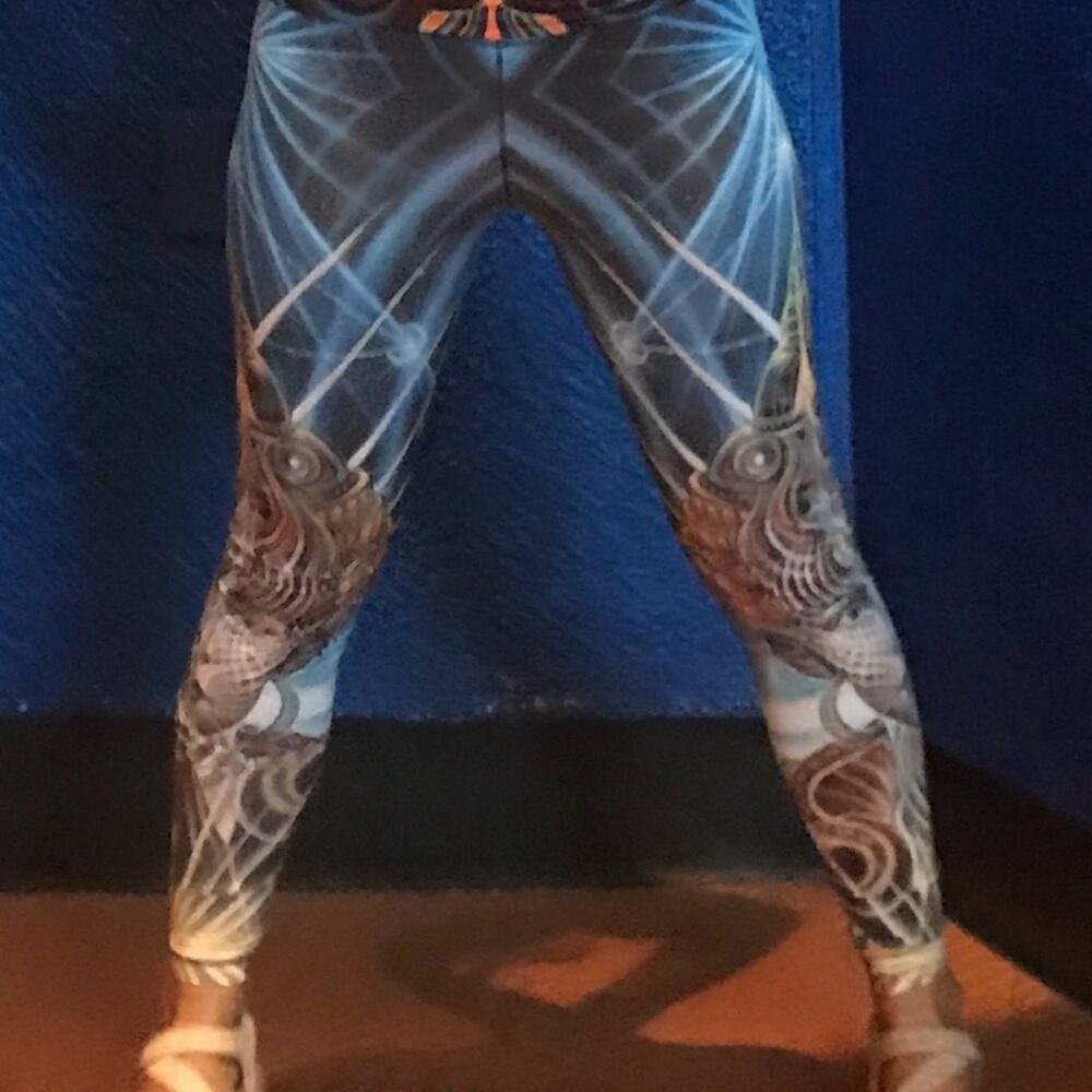Amanda Sage Galactic Ambassador Leggings – XS Visionary Festival Wear